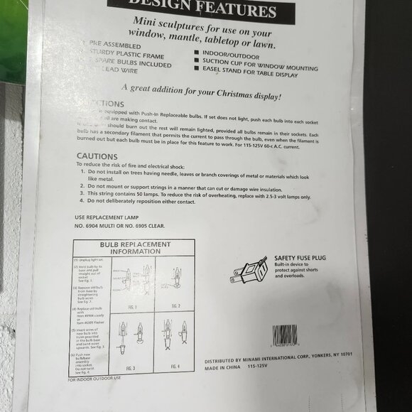 Vintage Foremost Christmas Illuminations Reindeer - Picture 2 of 4